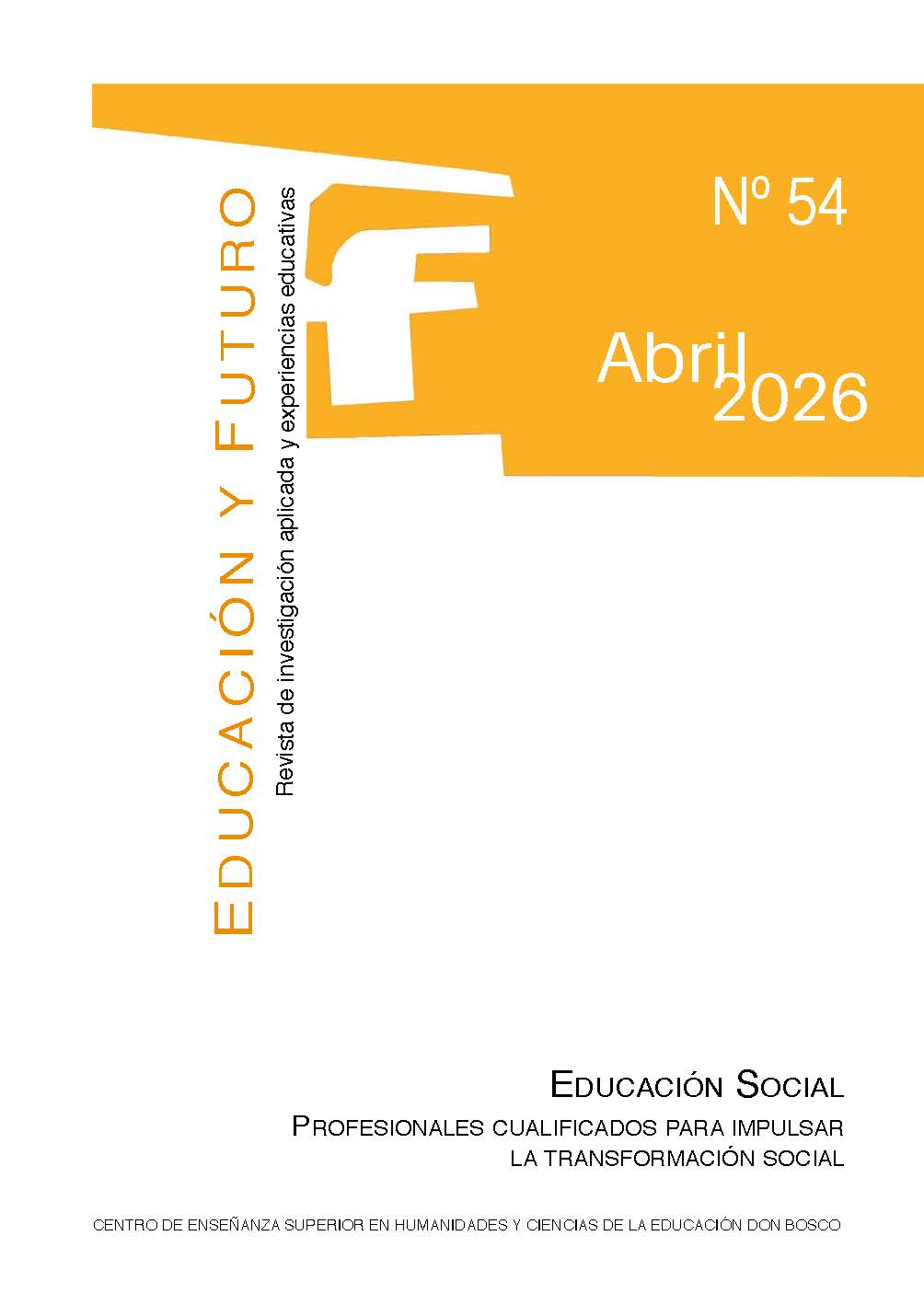 Portada Nº 54 Abril 2026